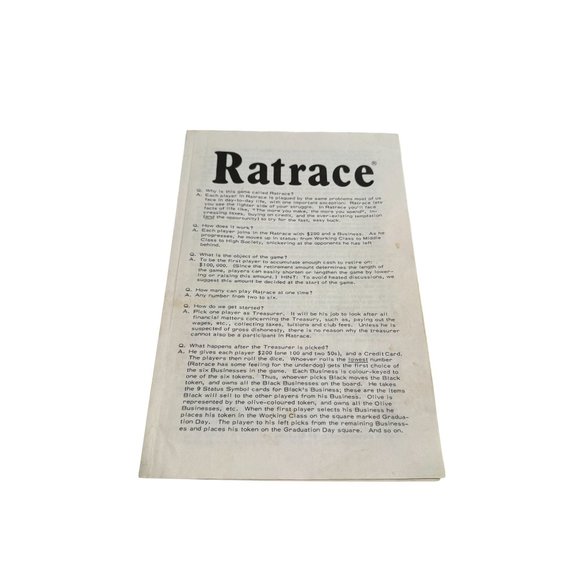 Vintage Ratrace Board Game House of Games Waddingtons 1970 Good Complete - Picture 8 of 9